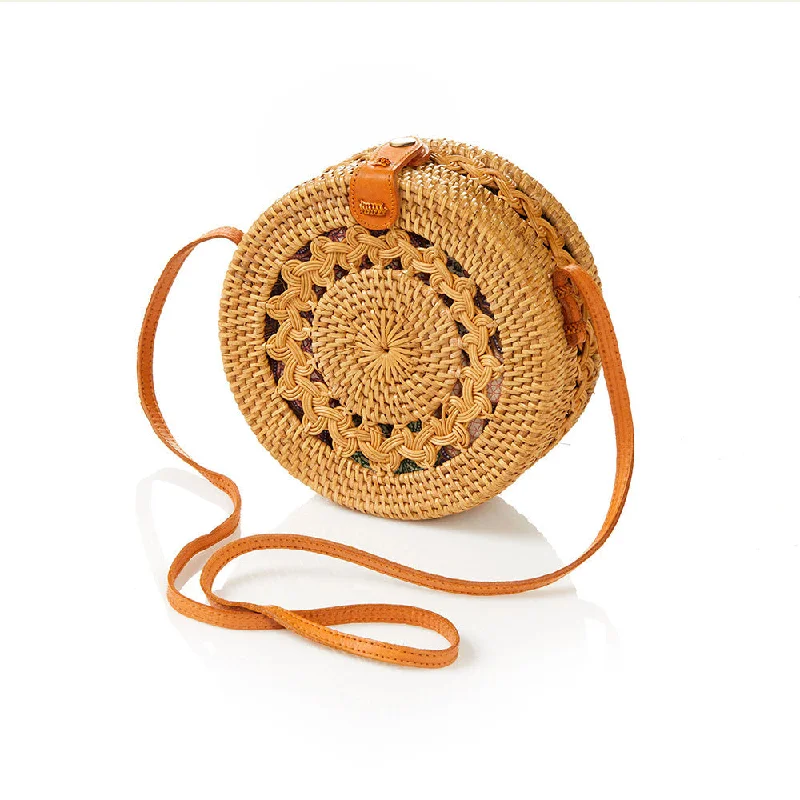 Rattan Crossbody Bag