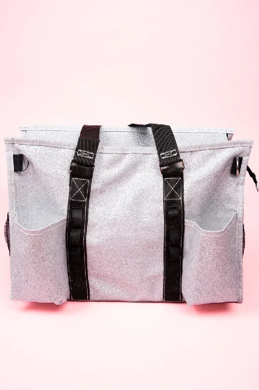 Silver Glitz & Glam Get Organized Tote