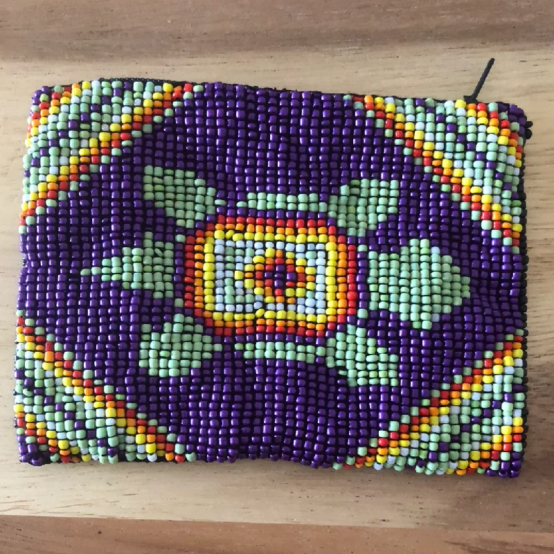 Loom Beaded Coin Purse - Turtle