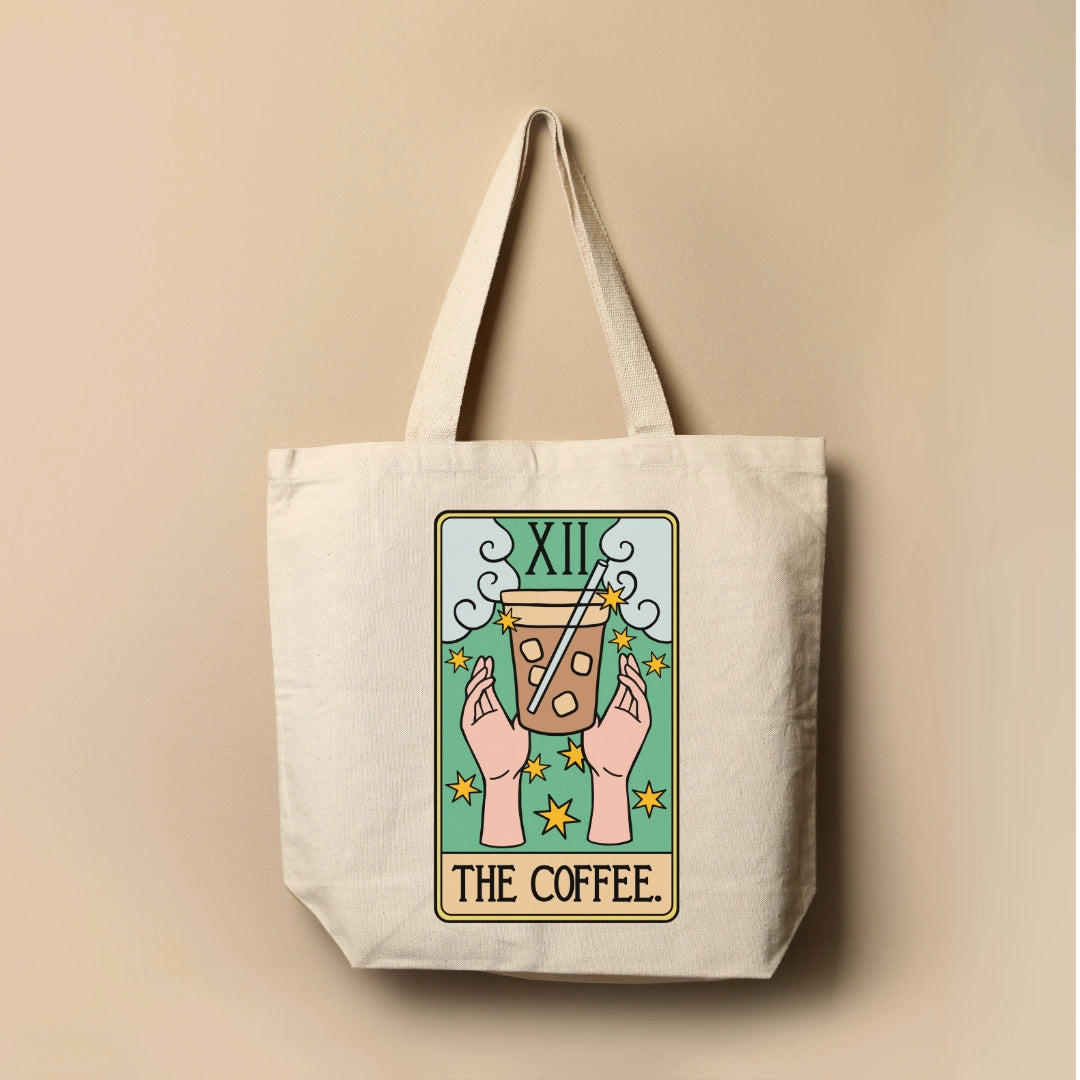 The Coffee Tarot Card Tote Bag