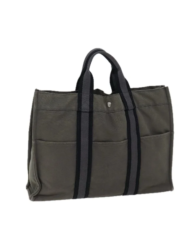 Canvas Hand Bag with Minimalist Design