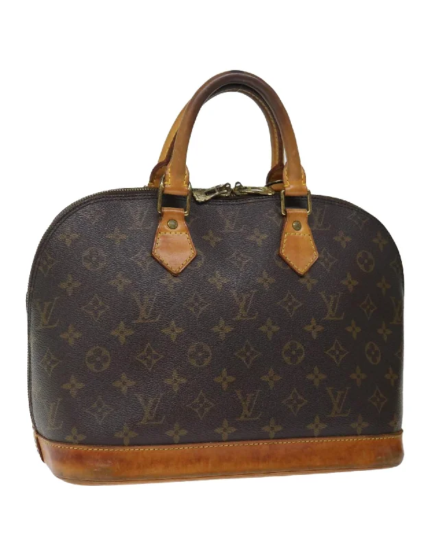 Monogram Canvas Hand Bag with Accessories - Authentic LV