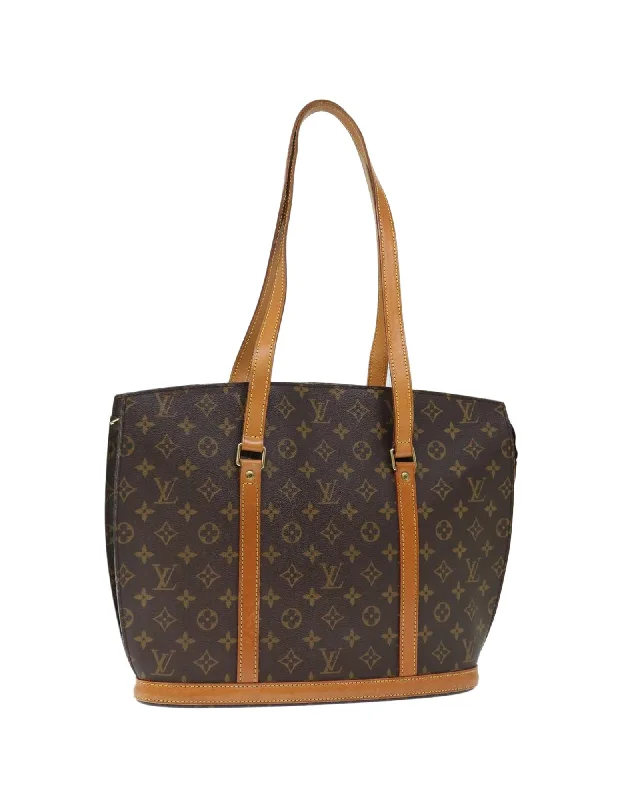 Monogram Canvas Tote Bag with Accessories - Authentic LV Handbag