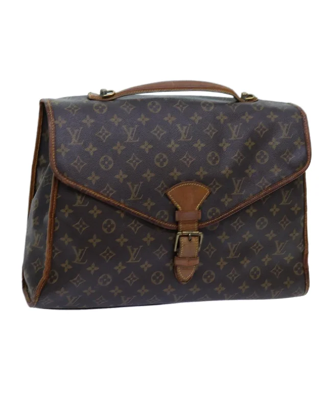 Monogram Canvas Hand Bag with 2-Way Style and Accessories