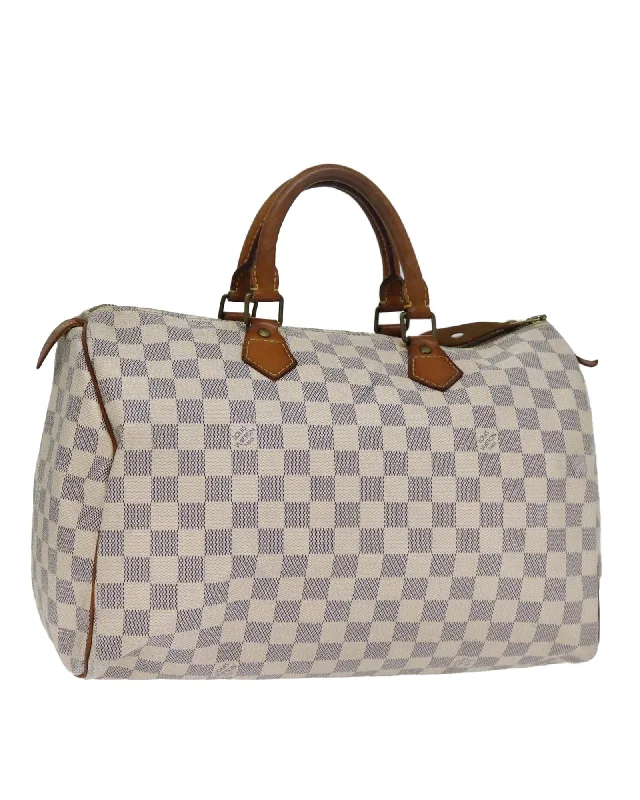 Damier Azur Canvas Hand Bag - Authentic LV - France - C Rank