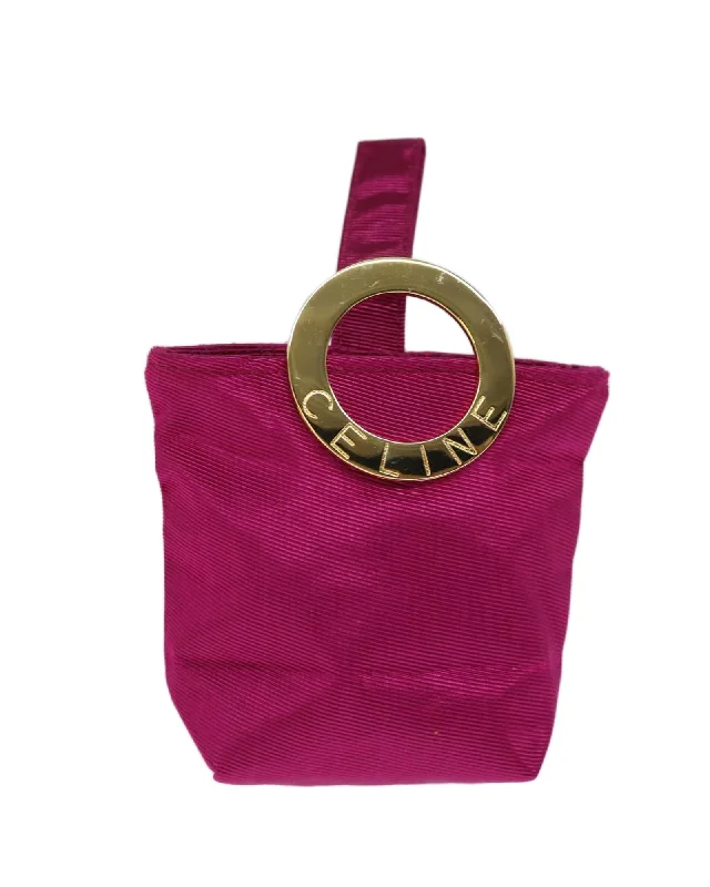 Nylon Pink Pouch with Accessory