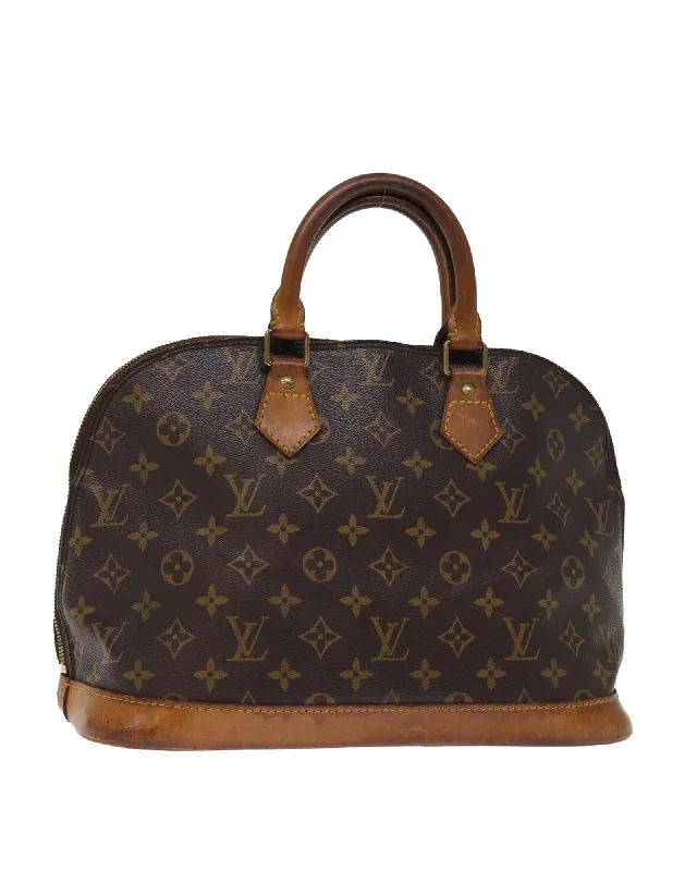 Monogram Canvas Hand Bag with Accessories and Serial Number