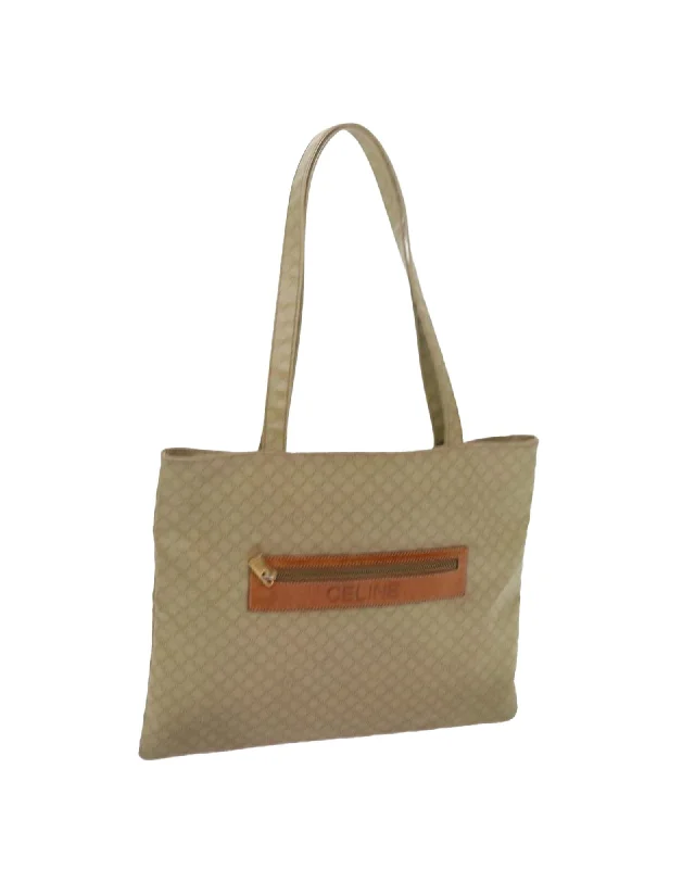 Macadam Canvas Tote Bag in Beige