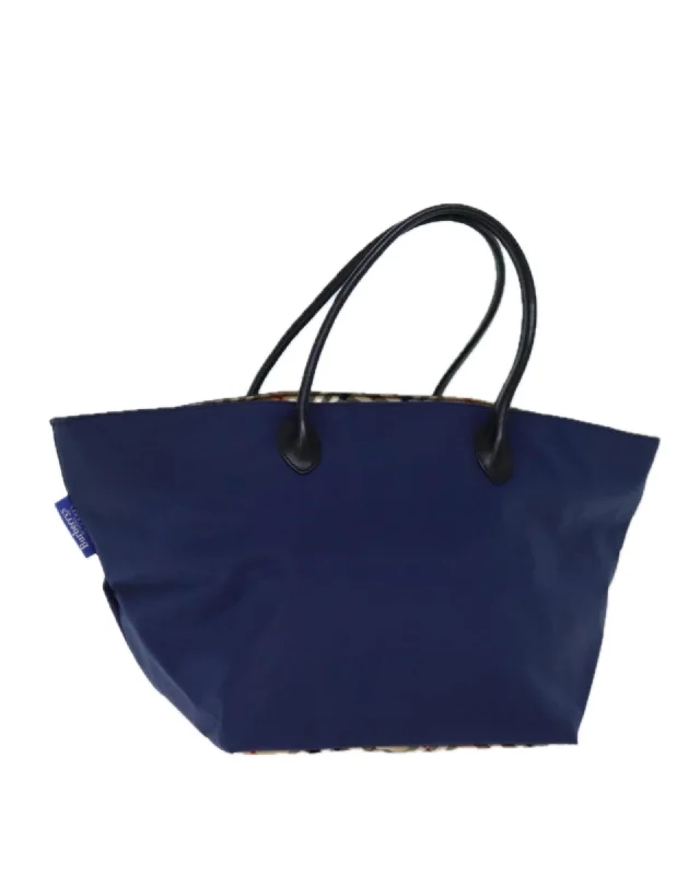 Blue Label Nylon Tote Bag by Burberrys - Authenticated (bs14253)