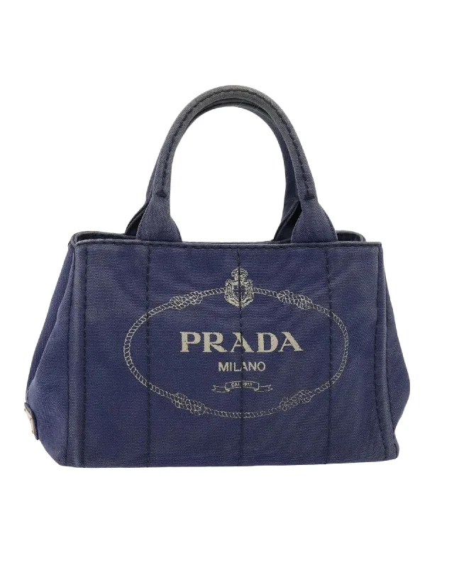 Canvas Hand Bag with Shoulder Drop