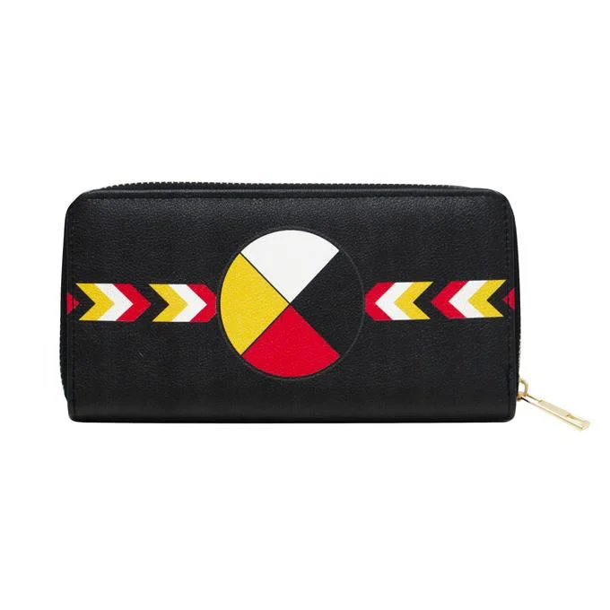 Zip Around Wallet - Medicine Wheel (2150)